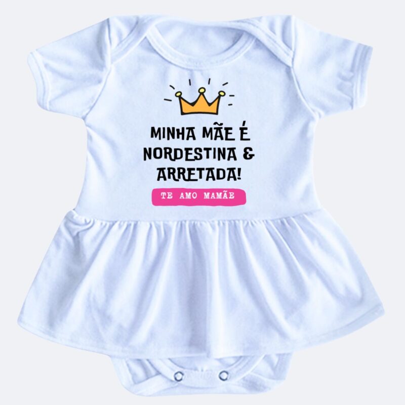 Body bebe menina - Frase Para Mamãe