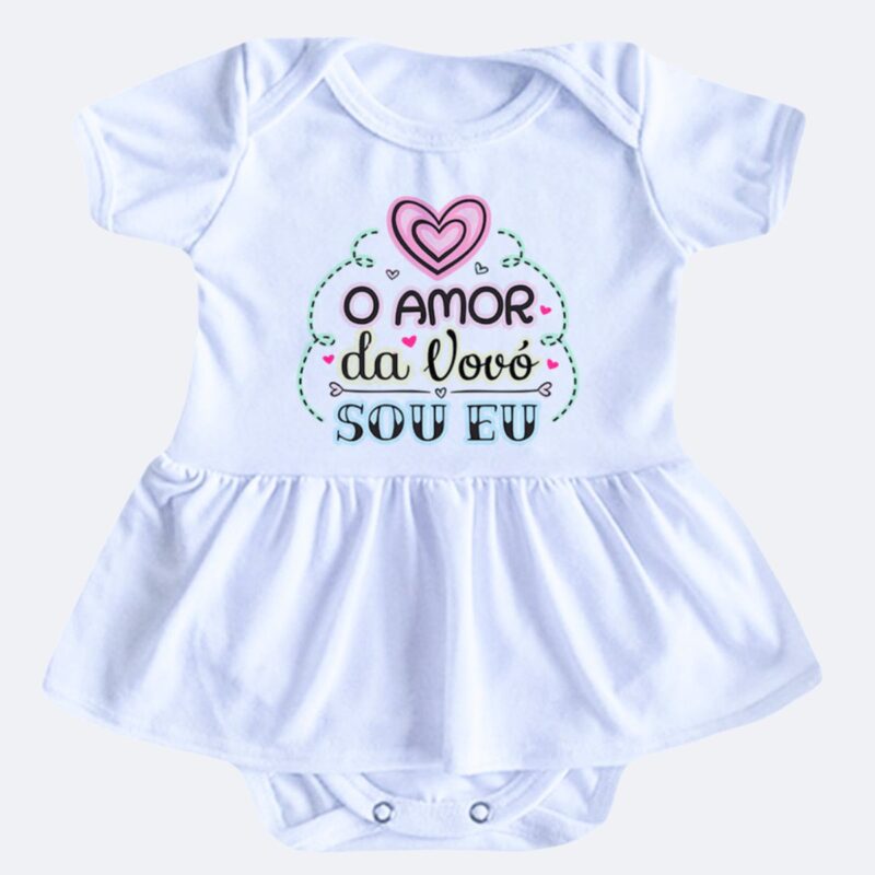 Body Bebê O Amor da Vovó sou Eu